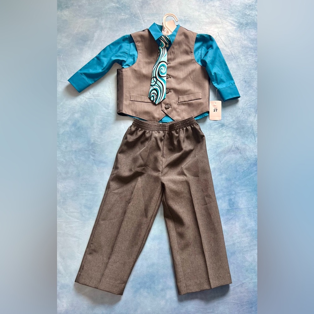 2t toddler boys formal set
